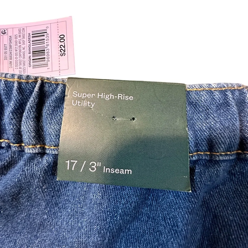 Women’s Wild Fable Super High Rise Utility Shorts Grunge Casual so‎ cute
